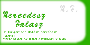 mercedesz halasz business card