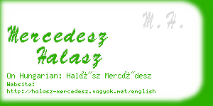 mercedesz halasz business card